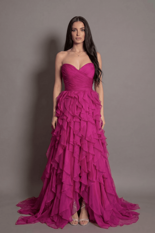 Rochii prințesă cu volane – Eleganță și feminitate redefinite